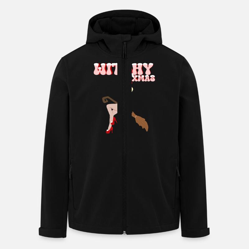 Hexenhafte Weihnachten - Recycelte Männer Softshell-Jacke von Stanley/Stella - Schwarz
