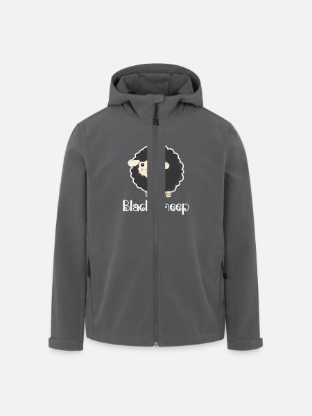Black Sheep - Men’s Recycled Softshell Jacket by Stanley/Stella - black