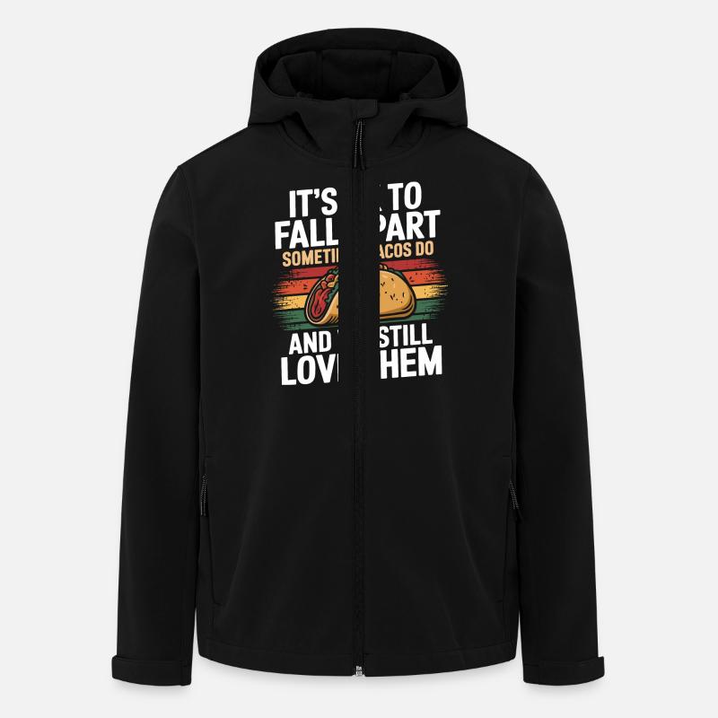 Self-love and a smile - Men’s Recycled Softshell Jacket by Stanley/Stella - black