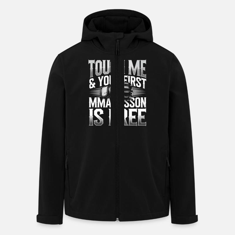 Self-confident and combative - Men’s Recycled Softshell Jacket by Stanley/Stella - black