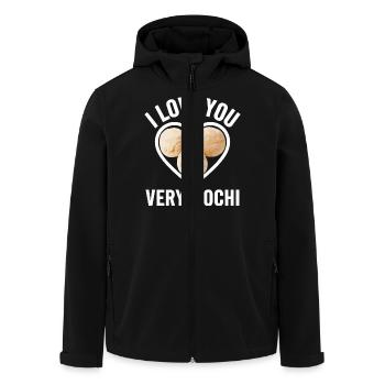 Mochi Love pour la dent sucrée - Veste softshell homme en polyester recyclé Stanley/Stella - noir - Devant - AI Model Male 185 light (185cm)