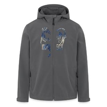 glückliche Zitate positives Zitat niedliche Liebe Positivität - Recycelte Männer Softshell-Jacke von Stanley/Stella - Schwarz - Vorne - AI Model Male 185 light (185cm)