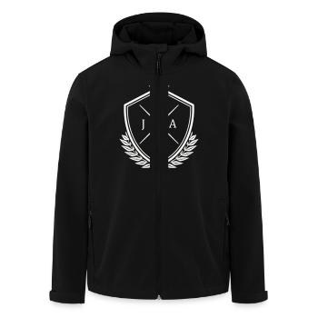 Enterrement de vie de garçon 25 Enterrement de vie de garçon - Veste softshell homme en polyester recyclé Stanley/Stella - noir - Devant - AI Model Male 185 light (185cm)