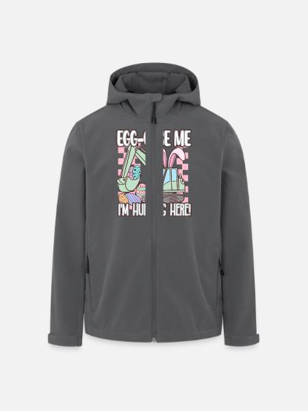 Egg cuse me Happy Easter - Recycelte Männer Softshell-Jacke von Stanley/Stella - Schwarz