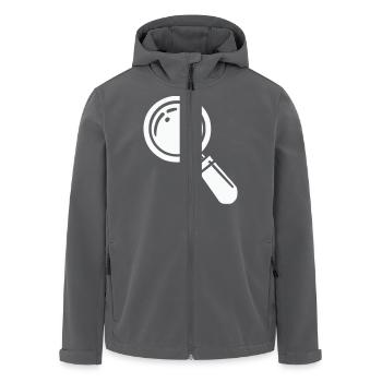 loupe - Veste softshell homme en polyester recyclé Stanley/Stella - noir - Devant - AI Model Male 185 light (185cm)