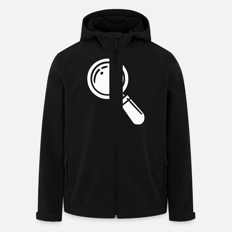 loupe - Veste softshell homme en polyester recyclé Stanley/Stella - noir