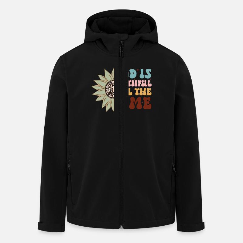 God is good, always - Men’s Recycled Softshell Jacket by Stanley/Stella - black