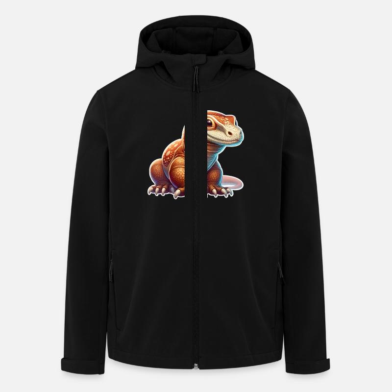 Komodo Dragon - Recycelte Männer Softshell-Jacke von Stanley/Stella - Schwarz