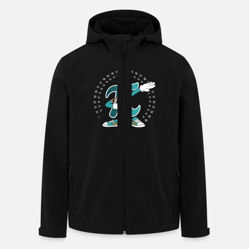 Pi - Men’s Recycled Softshell Jacket by Stanley/Stella - black