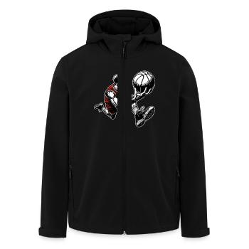 Basketball Basketball Players - Men’s Recycled Softshell Jacket by Stanley/Stella - black - Front - AI Model Male 185 light (185cm)