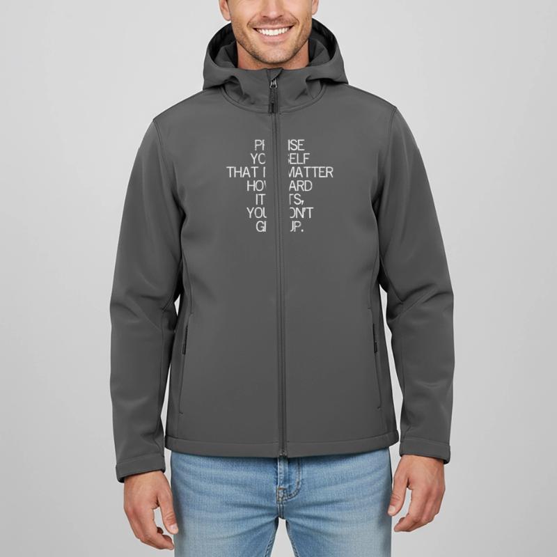 Promettez-vous que, peu importe à quel point c’est difficile Veste softshell homme en polyester recyclé Stanley/Stella
