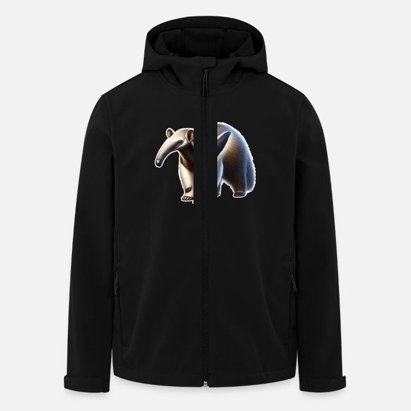 Fourmilier - Veste softshell homme en polyester recyclé Stanley/Stella - noir