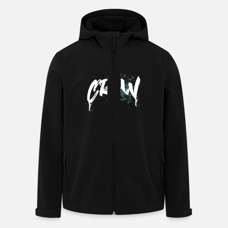 Crew - Recycelte Männer Softshell-Jacke von Stanley/Stella - Schwarz