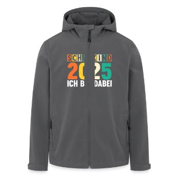 Kita Abschied Erste Klasse Einschulung 2025 - Recycelte Männer Softshell-Jacke von Stanley/Stella - Schwarz - Vorne - AI Model Male 185 light (185cm)