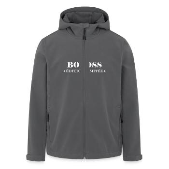 boloss - Veste softshell homme en polyester recyclé Stanley/Stella - charbon - Devant - AI Model Male 185 light (185cm)