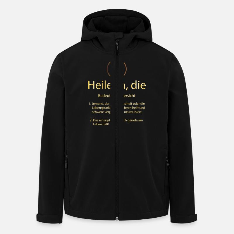 Heilerin, die - Recycelte Männer Softshell-Jacke von Stanley/Stella - Schwarz