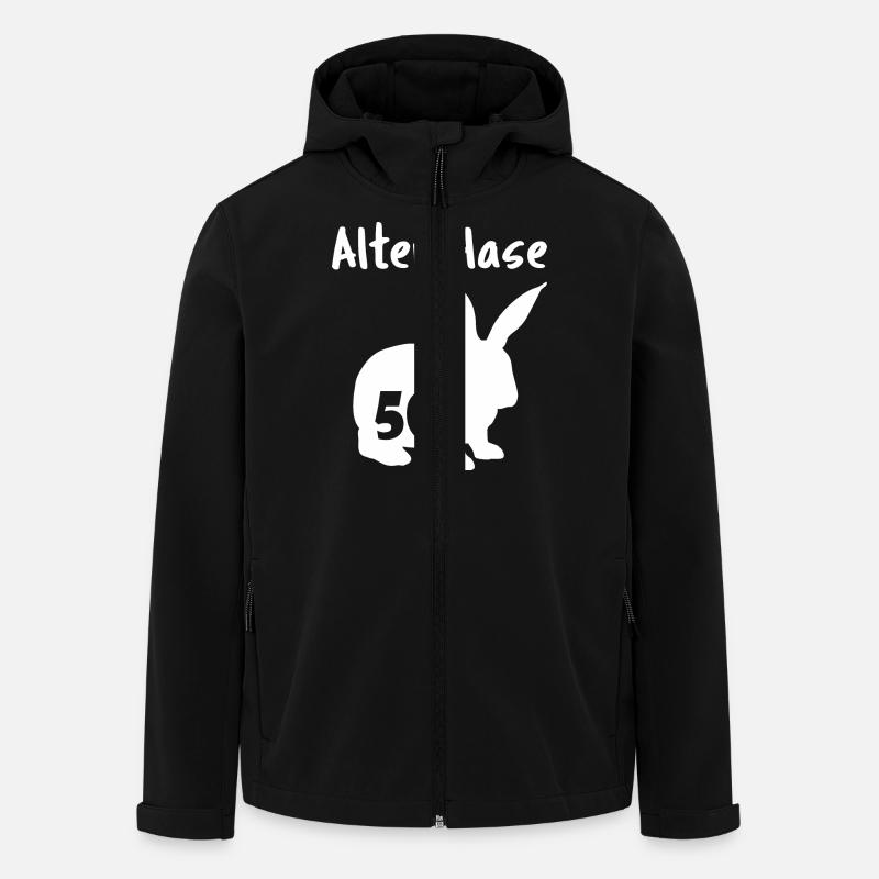 alter Hase 50. Geburtstag - Recycelte Männer Softshell-Jacke von Stanley/Stella - Schwarz