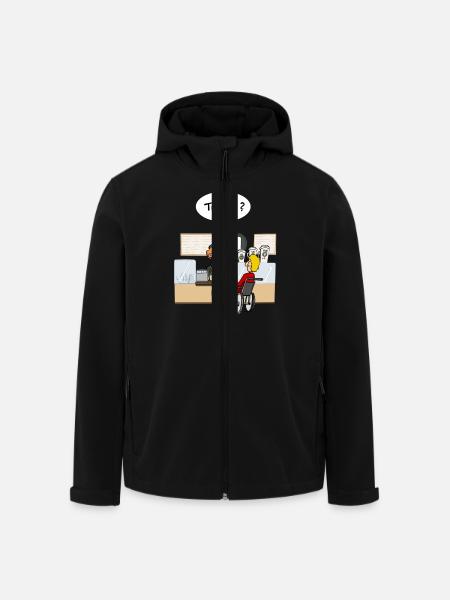 To go? - Recycelte Männer Softshell-Jacke von Stanley/Stella - Schwarz