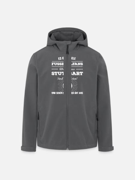 Stuttgart - Recycelte Männer Softshell-Jacke von Stanley/Stella - Schwarz