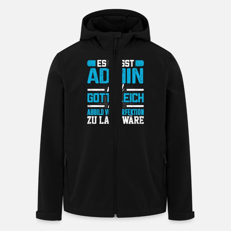 ADMIN - Perfekt - Recycelte Männer Softshell-Jacke von Stanley/Stella - Schwarz