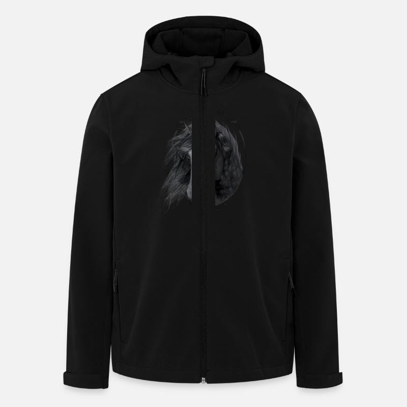 Black Beauty - Veste softshell homme en polyester recyclé Stanley/Stella - noir