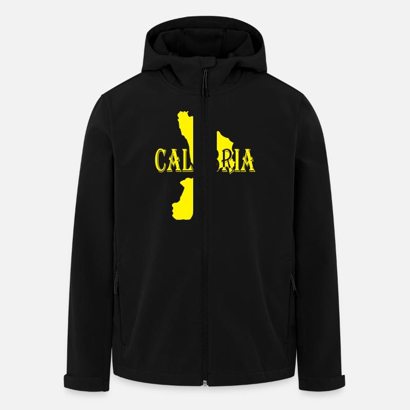 italia_calabria_2_ - Recycelte Männer Softshell-Jacke von Stanley/Stella - Schwarz