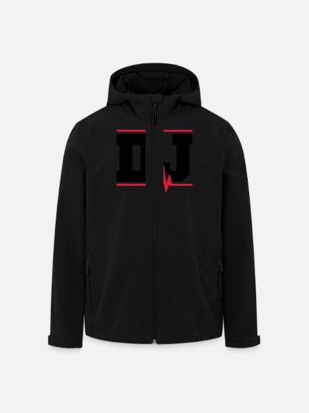 DJ Music Pulse - Men’s Recycled Softshell Jacket by Stanley/Stella - black