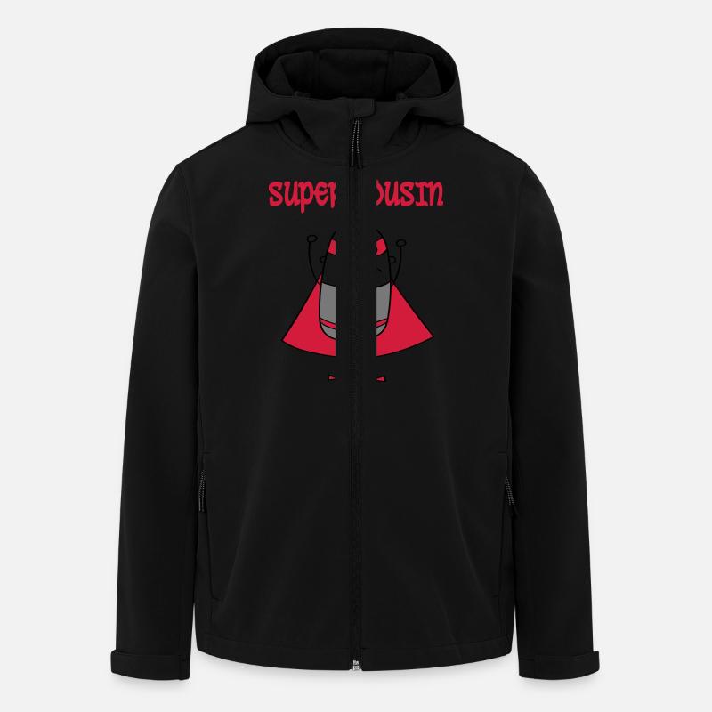 Super cousin - Recycelte Männer Softshell-Jacke von Stanley/Stella - Schwarz