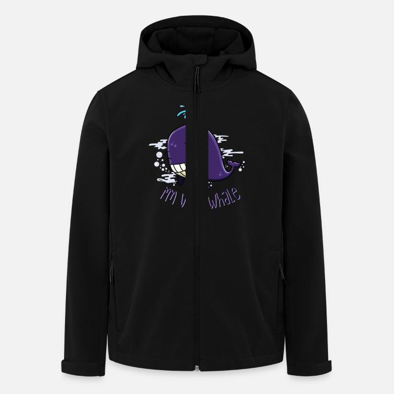 I'm very whale - Men’s Recycled Softshell Jacket by Stanley/Stella - black