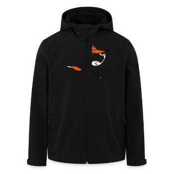 Love for the goose - Veste softshell homme en polyester recyclé Stanley/Stella - noir - Devant - AI Model Male 185 light (185cm)