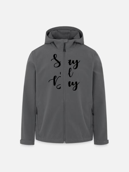 Slay all day - Men’s Recycled Softshell Jacket by Stanley/Stella - black