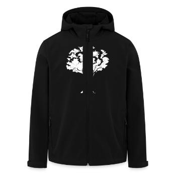 Baum - Recycelte Männer Softshell-Jacke von Stanley/Stella - Schwarz - Vorne - AI Model Male 185 light (185cm)