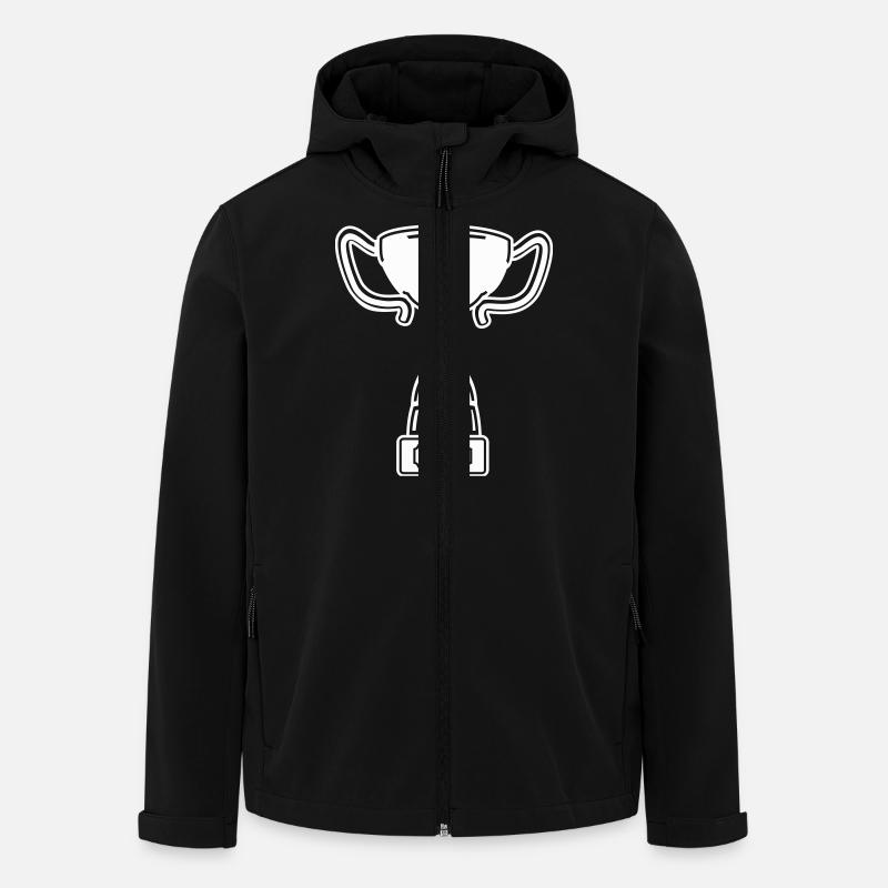 Coupe - Veste softshell homme en polyester recyclé Stanley/Stella - noir