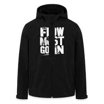 Hockey-Liebe – Der Flow geht weiter - Recycelte Männer Softshell-Jacke von Stanley/Stella - Schwarz - Vorne - AI Model Male 185 light (185cm)