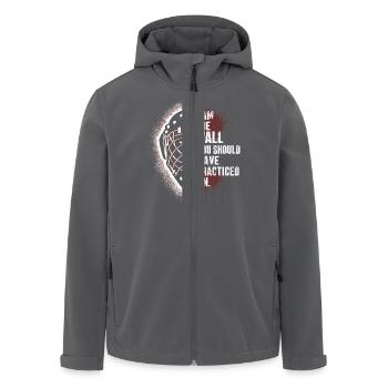Déclaration parfaite pour les gardiens de but de hockey - Veste softshell homme en polyester recyclé Stanley/Stella - charbon - Devant - AI Model Male 185 light (185cm)