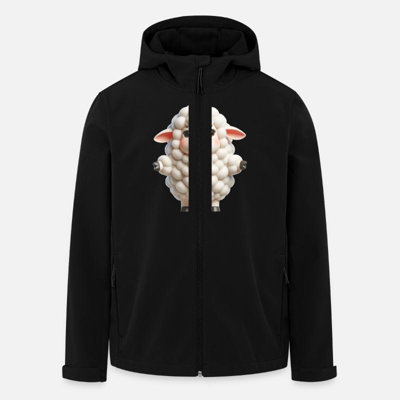 Sheep 2 - Men’s Recycled Softshell Jacket by Stanley/Stella - black