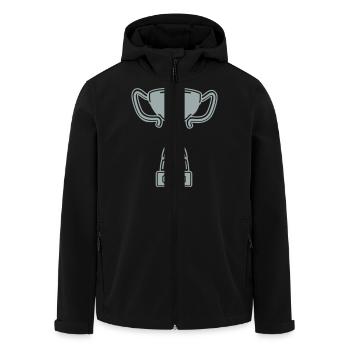coupe - Veste softshell homme en polyester recyclé Stanley/Stella - noir - Devant - AI Model Male 185 light (185cm)