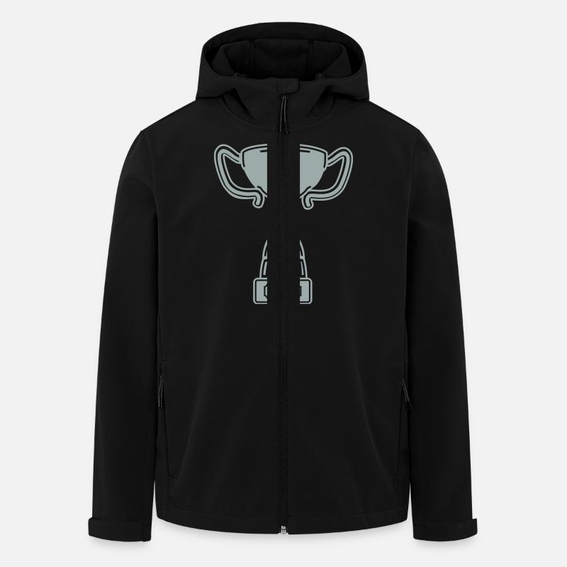 cup - Men’s Recycled Softshell Jacket by Stanley/Stella - black