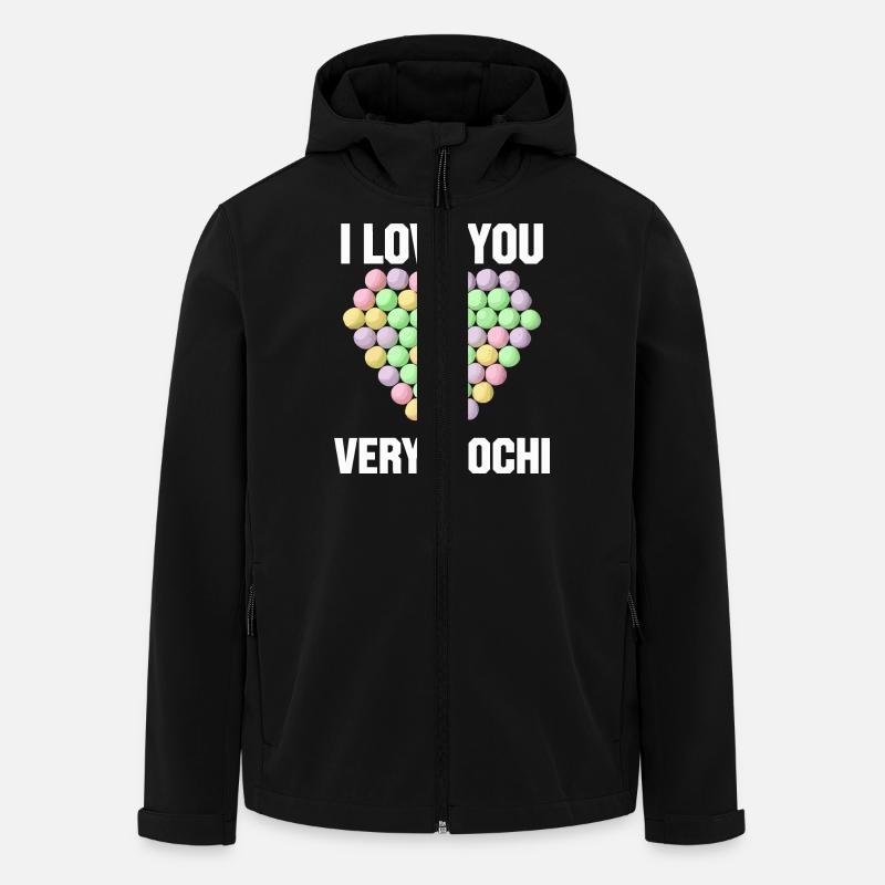 Mochi : L’amour du dessert - Veste softshell homme en polyester recyclé Stanley/Stella - noir
