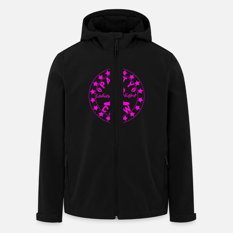 Ladies Night Party Crew Logo - Men’s Recycled Softshell Jacket by Stanley/Stella - black