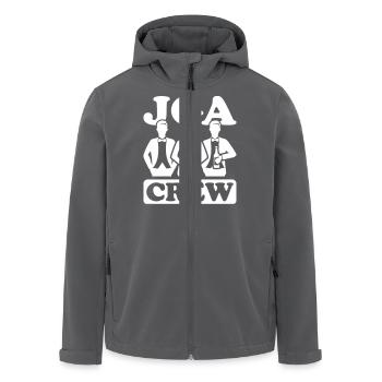 Equipage d’enterrement de vie de garçon disant jga - Veste softshell homme en polyester recyclé Stanley/Stella - noir - Devant - AI Model Male 185 light (185cm)