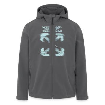 Visual Kitesurfing Dream - Recycelte Männer Softshell-Jacke von Stanley/Stella - Anthrazit - Vorne - AI Model Male 185 light (185cm)