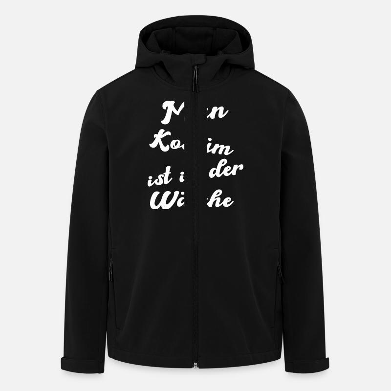 kostüm wäsche - Recycelte Männer Softshell-Jacke von Stanley/Stella - Schwarz