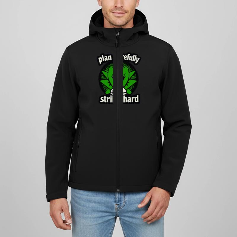 Schach plan carefully strike hard Men’s Recycled Softshell Jacket Discoverer by Stanley/Stella