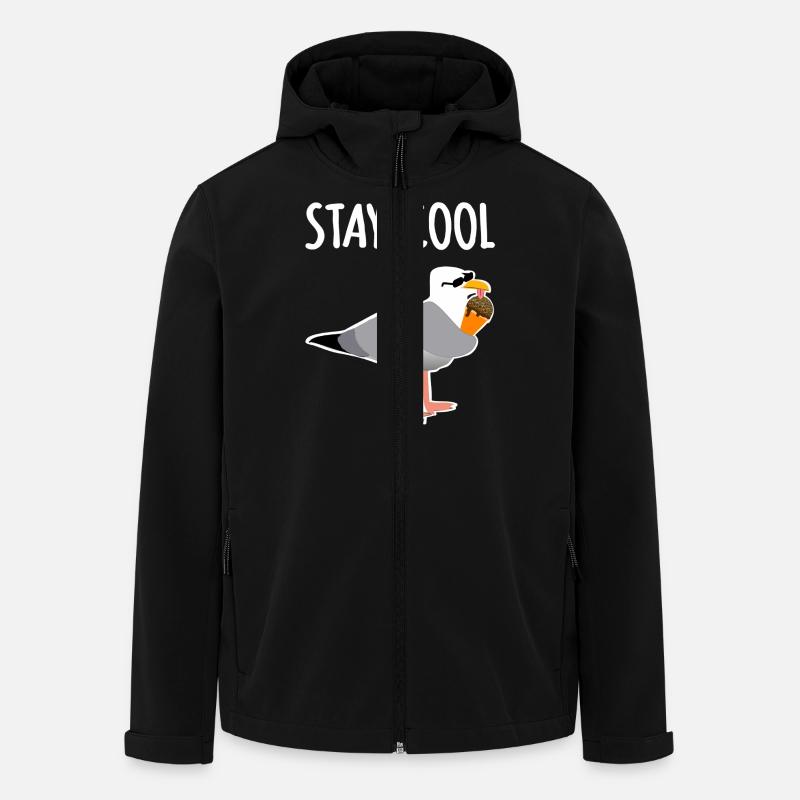 Cool Bleiben - Recycelte Männer Softshell-Jacke von Stanley/Stella - Schwarz