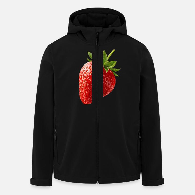 Fraise - Veste softshell homme en polyester recyclé Stanley/Stella - noir