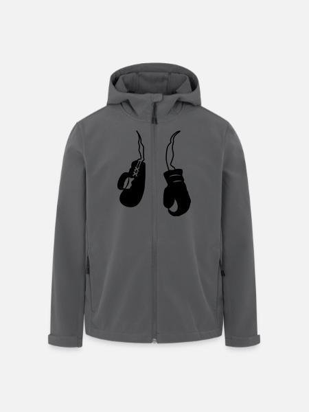 boxhandschuhe - Veste softshell homme en polyester recyclé Stanley/Stella - noir
