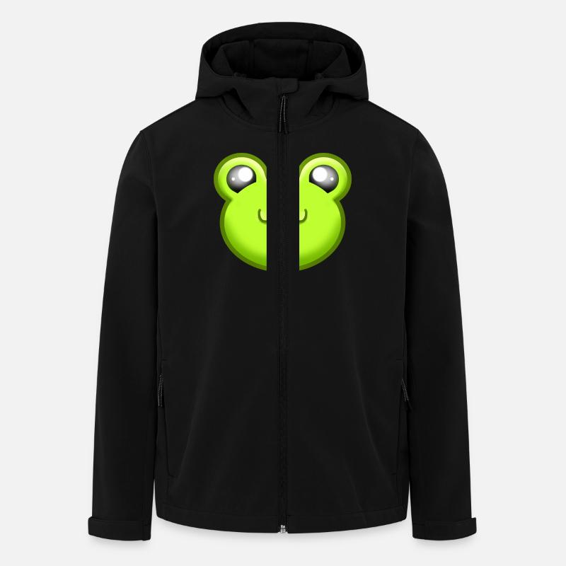 Frosch Prinz - Recycelte Männer Softshell-Jacke von Stanley/Stella - Schwarz