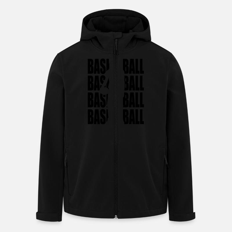 Basketball - Veste softshell homme en polyester recyclé Stanley/Stella - noir