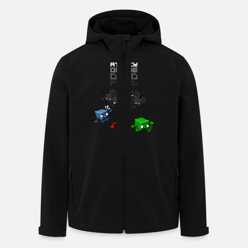 dead pixel - Recycelte Männer Softshell-Jacke von Stanley/Stella - Schwarz